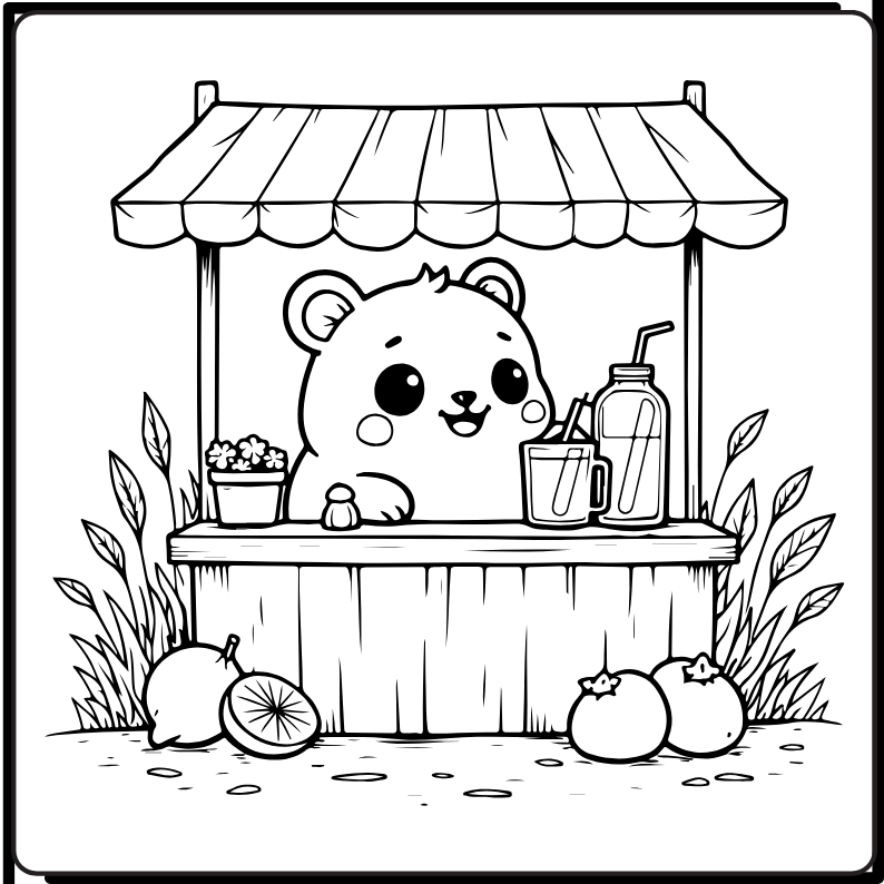 Cozy Friends Coloring Book for Kids  - Screenshot 2 showing product features and functionality