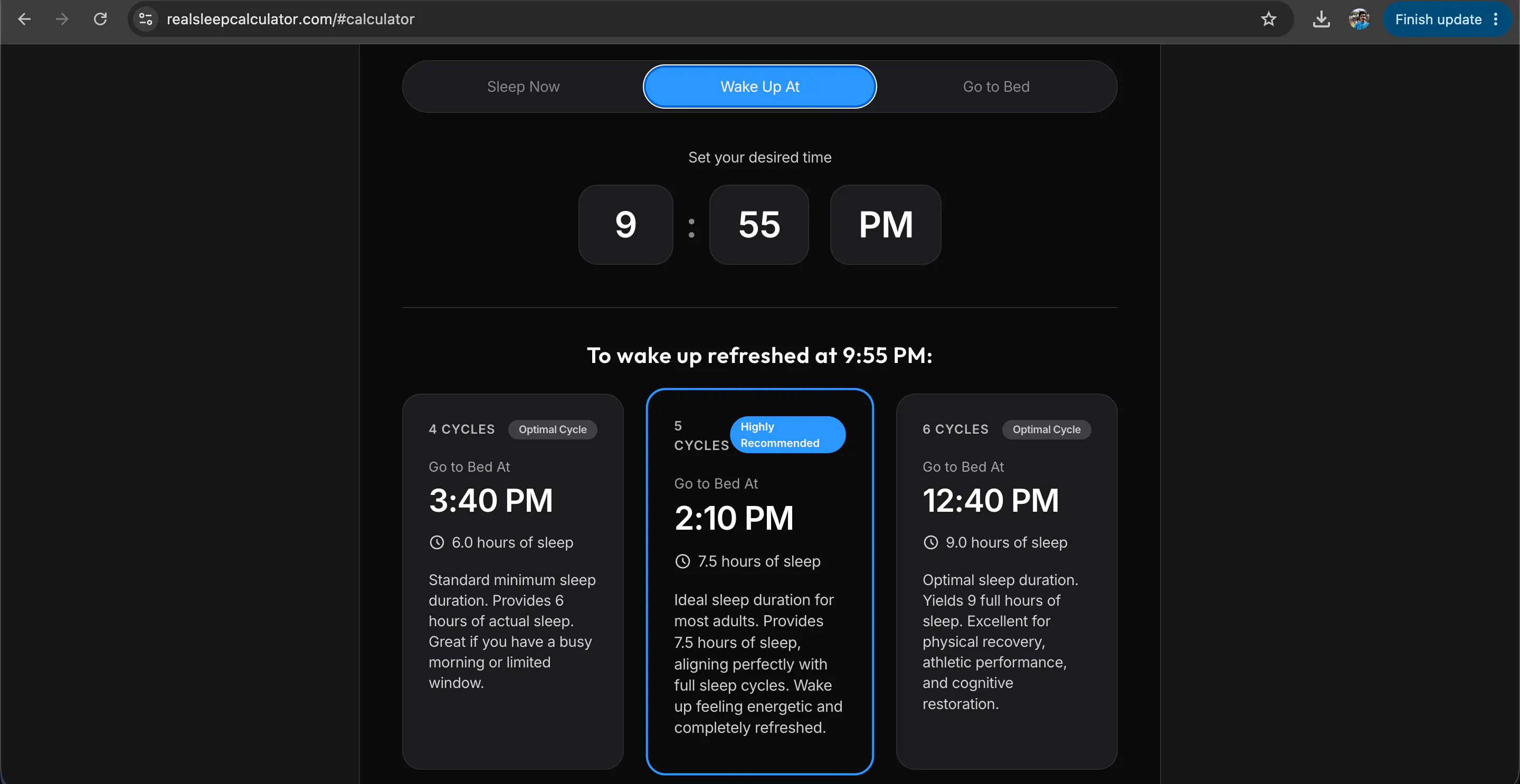 Real Sleep Calculator gallery image