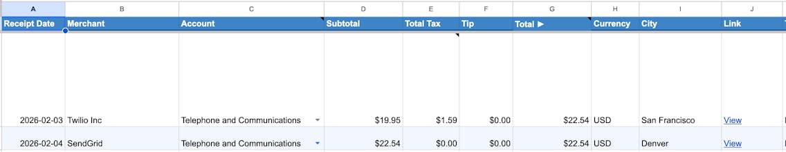 ExpenseBot gallery image