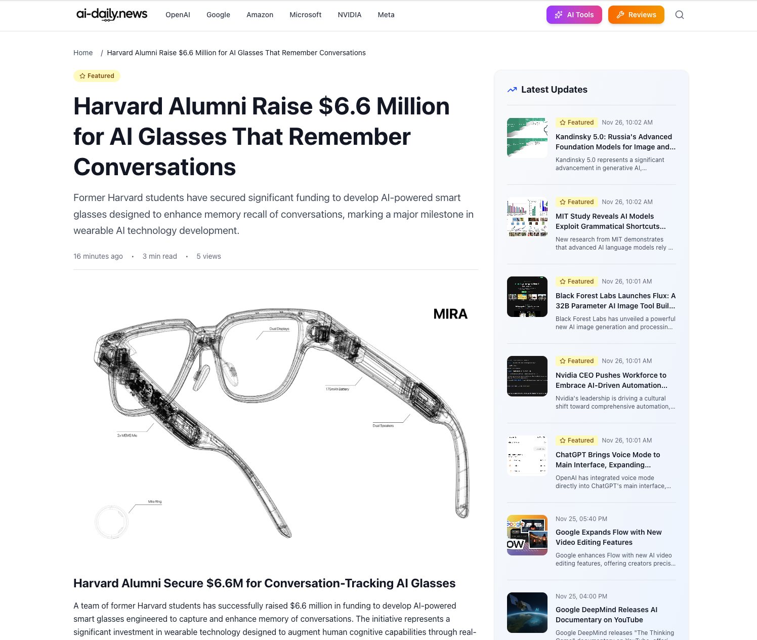 Ai Daily News - AI Tools Marketplace - Screenshot 2 showing product features and functionality