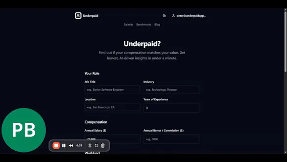 Underpaid App gallery image