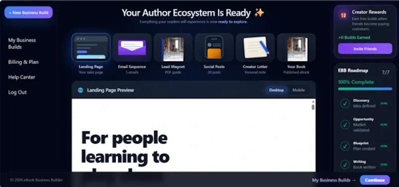 eBook Business Builder screenshot 2