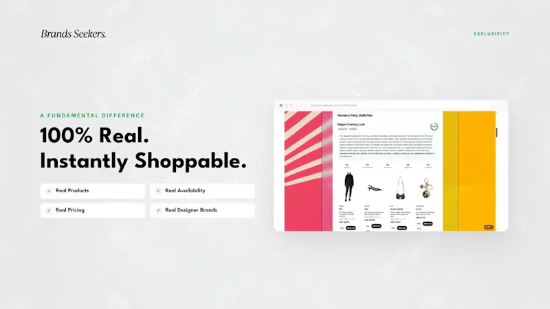 Brands Seekers AI Fashion Concierge screenshot 1 (video preview)