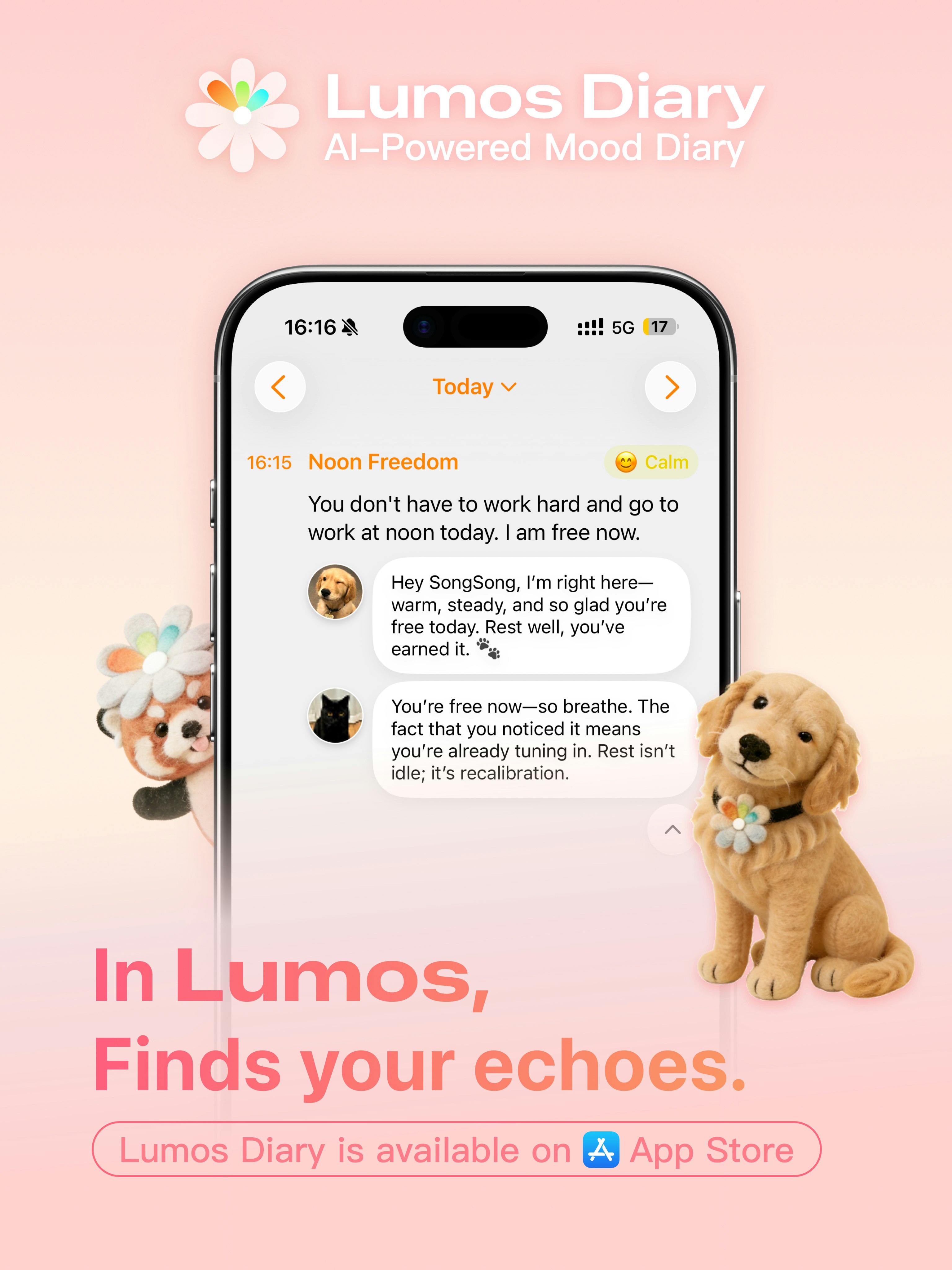 Lumos Diary - Screenshot 4 showing product features and functionality