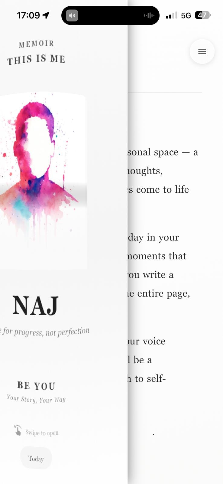 Média Memoir – Be You - Two taps a day. A year of emotions. 5