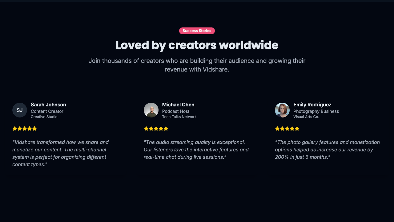Vidshare Ultimate Media Sharing Platform media 10