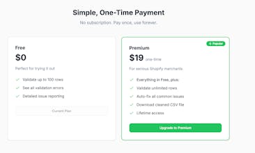 CSV Fixer for Shopify gallery image
