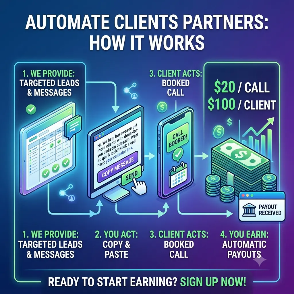 AutomateClients.app — send & earn money gallery image