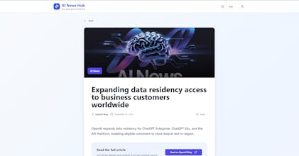 AI NEWS HUB gallery image