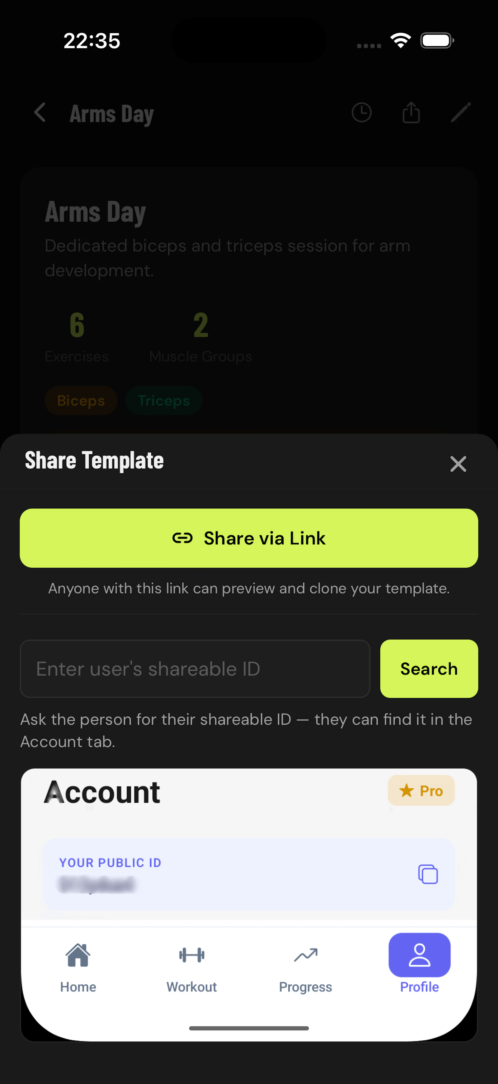 GainLogger — Free Workout Tracker screenshot 5