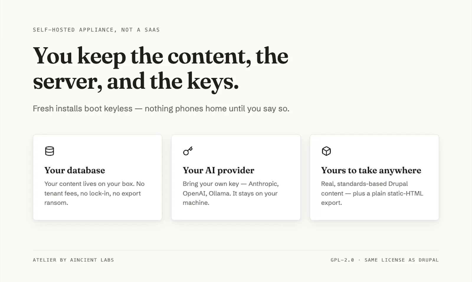 Atelier CMS screenshot 6