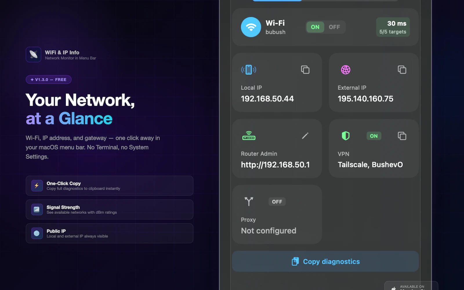 WiFi & IP Info screenshot 1