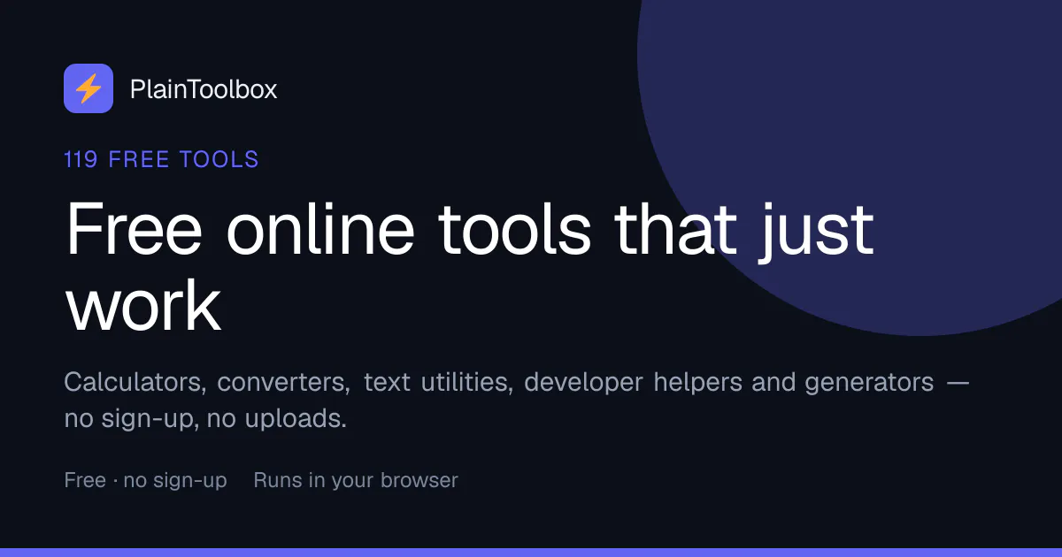 PlainToolbox gallery image