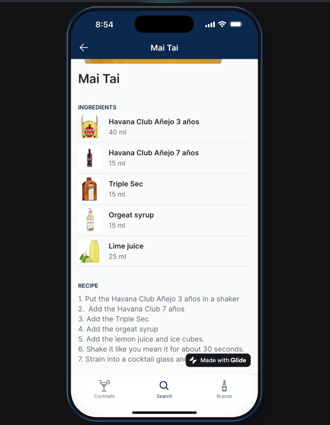 Pernod Ricard Cocktails -app - Maak cocktails met behulp van de ingrediënten die je thuis hebt media 3