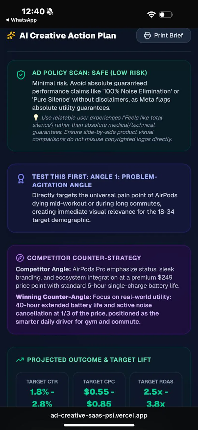 AdCreative Pro screenshot 2