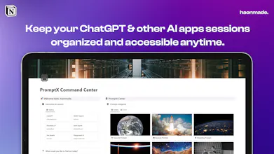 PromptX Command Center - Notion Template gallery image
