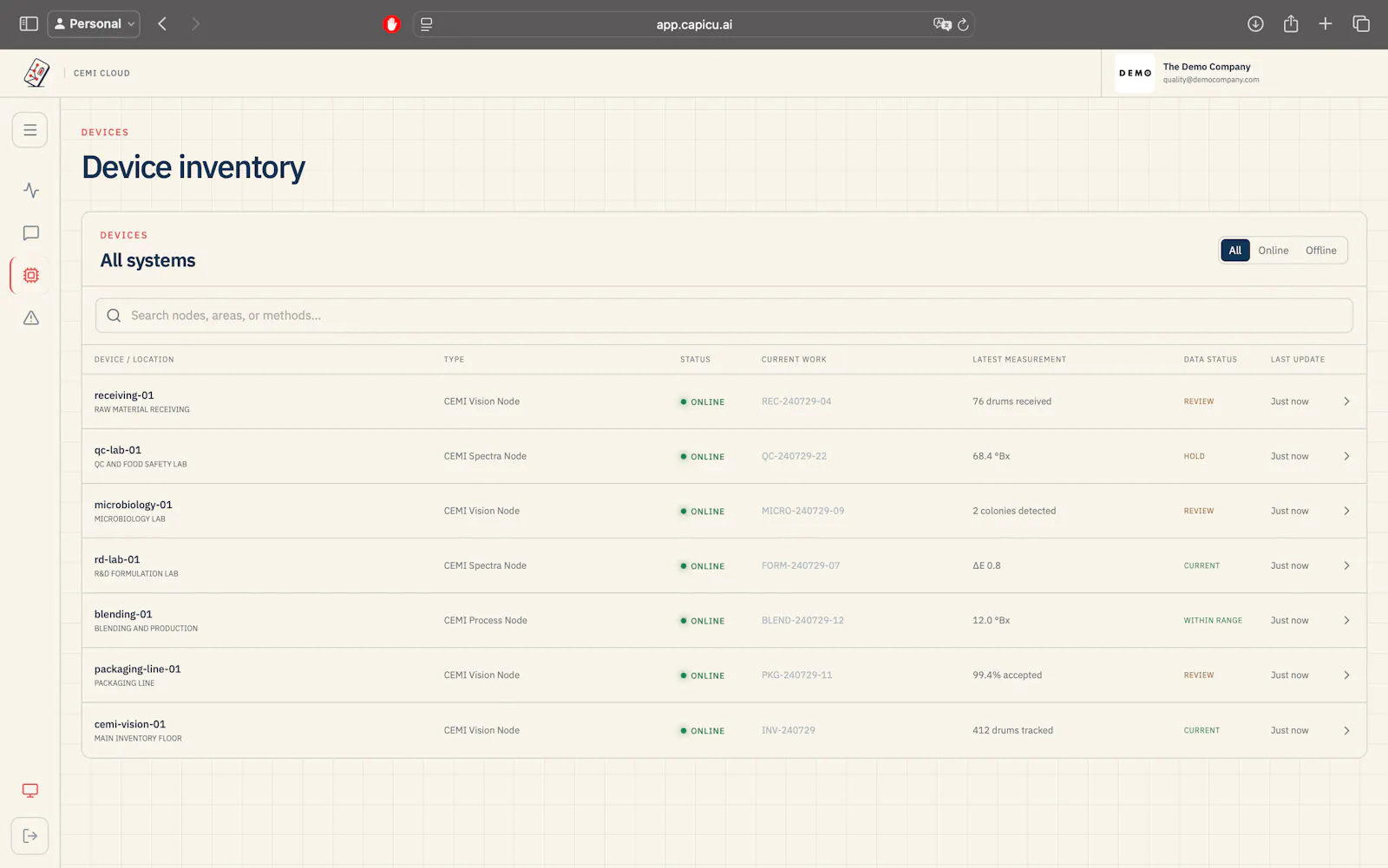 Capicú Edge ML Inference screenshot 3