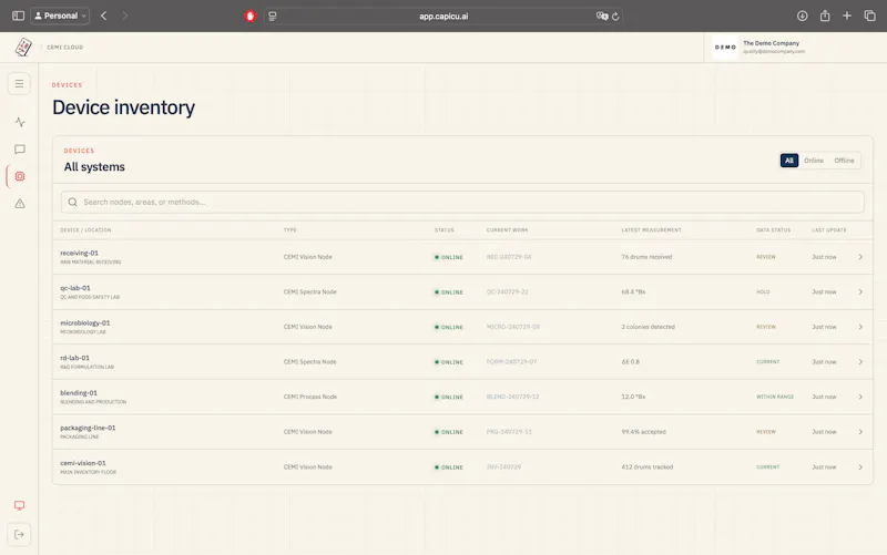 Capicú Edge ML Inference screenshot 3