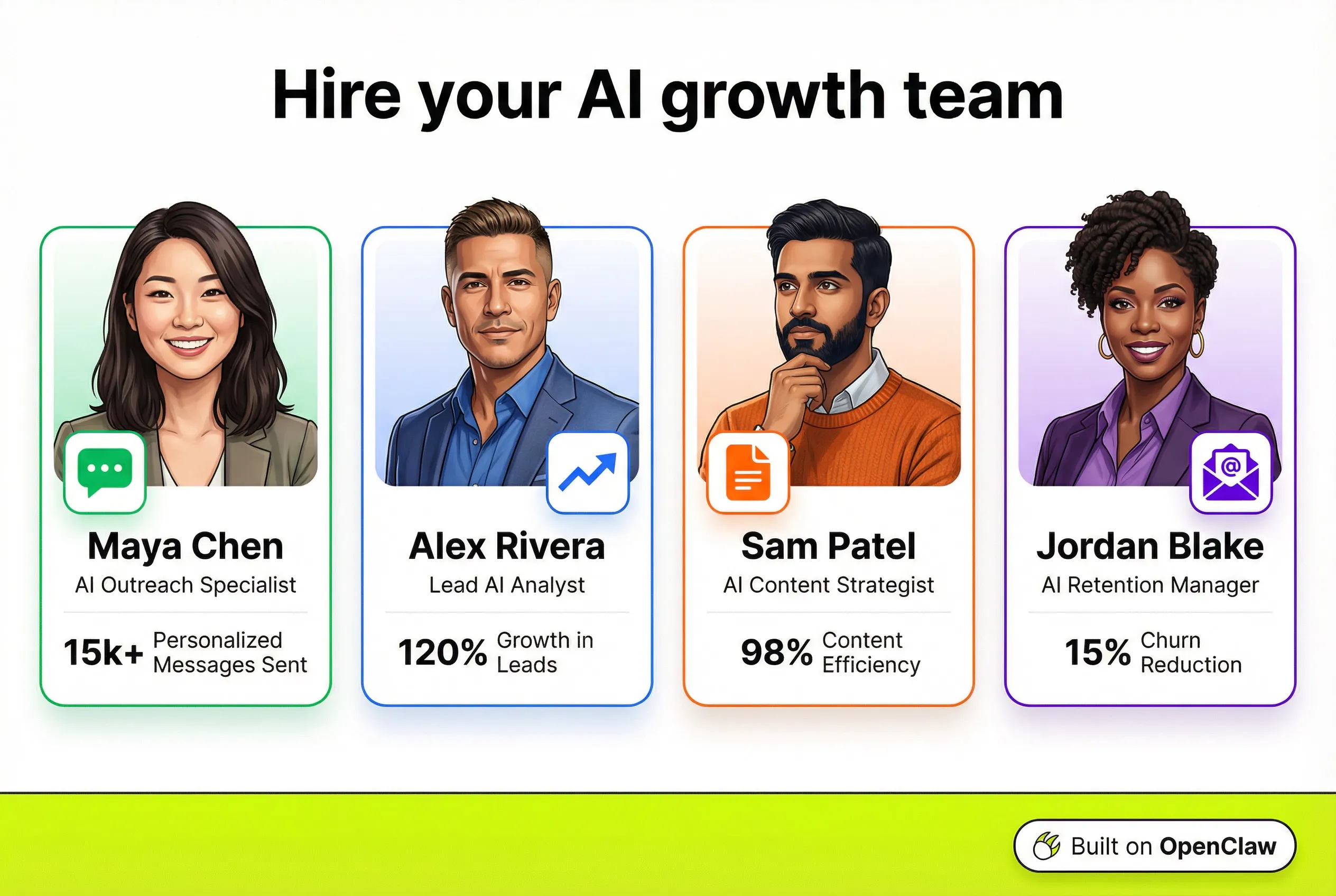 GrowClaw.bot 제품 배너