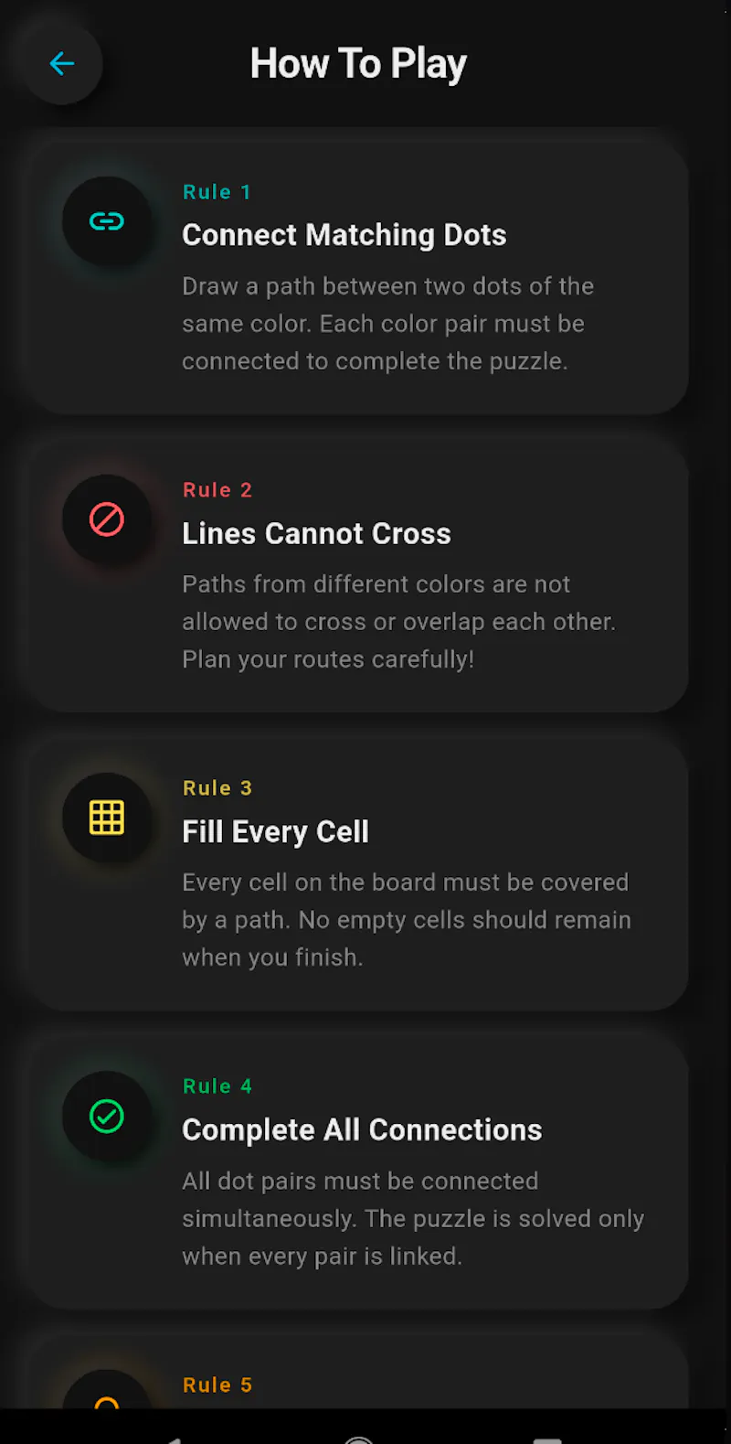 Dot Connect:Neon Puzzle screenshot 7