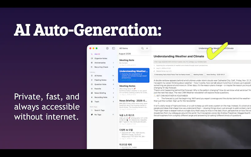 AskNote : On-Deivce AI Notes screenshot 5