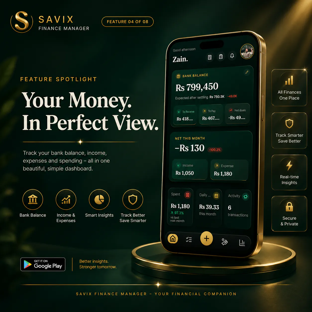 Savix — Track Expenses, Budget Smarter gallery image