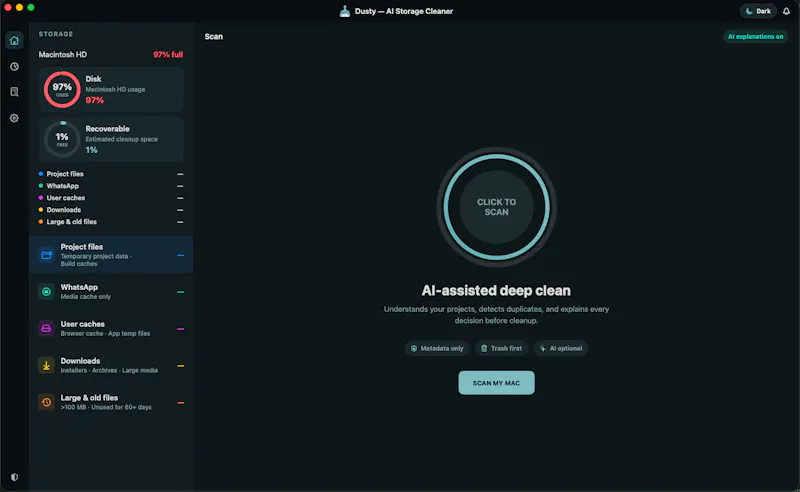 Dusty screenshot 2