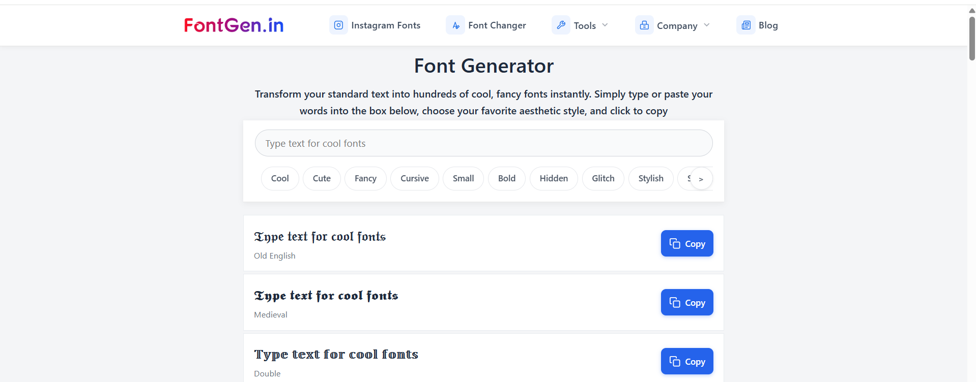 FontGen.in gallery image