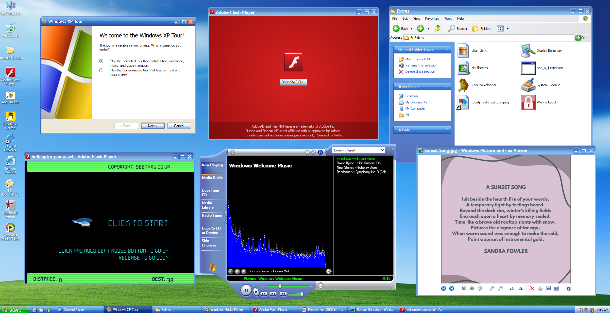 Reborn XP - Определенный опыт Windows XP, в вашем браузере. медиа 2