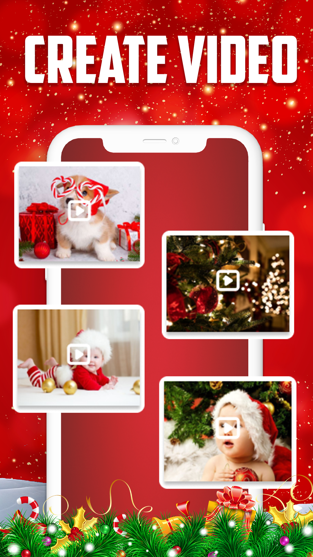 Kerstvideo -maker 2022 - Kerstvideo -maker met muziek media 6