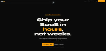 SupaShip — Next.js SaaS Boilerplate gallery image