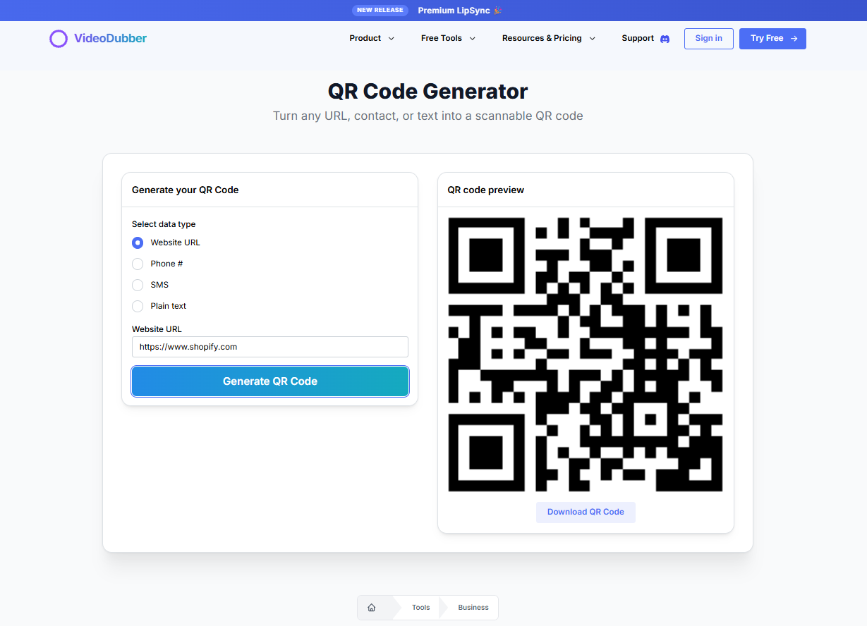QR Code Generator gallery image