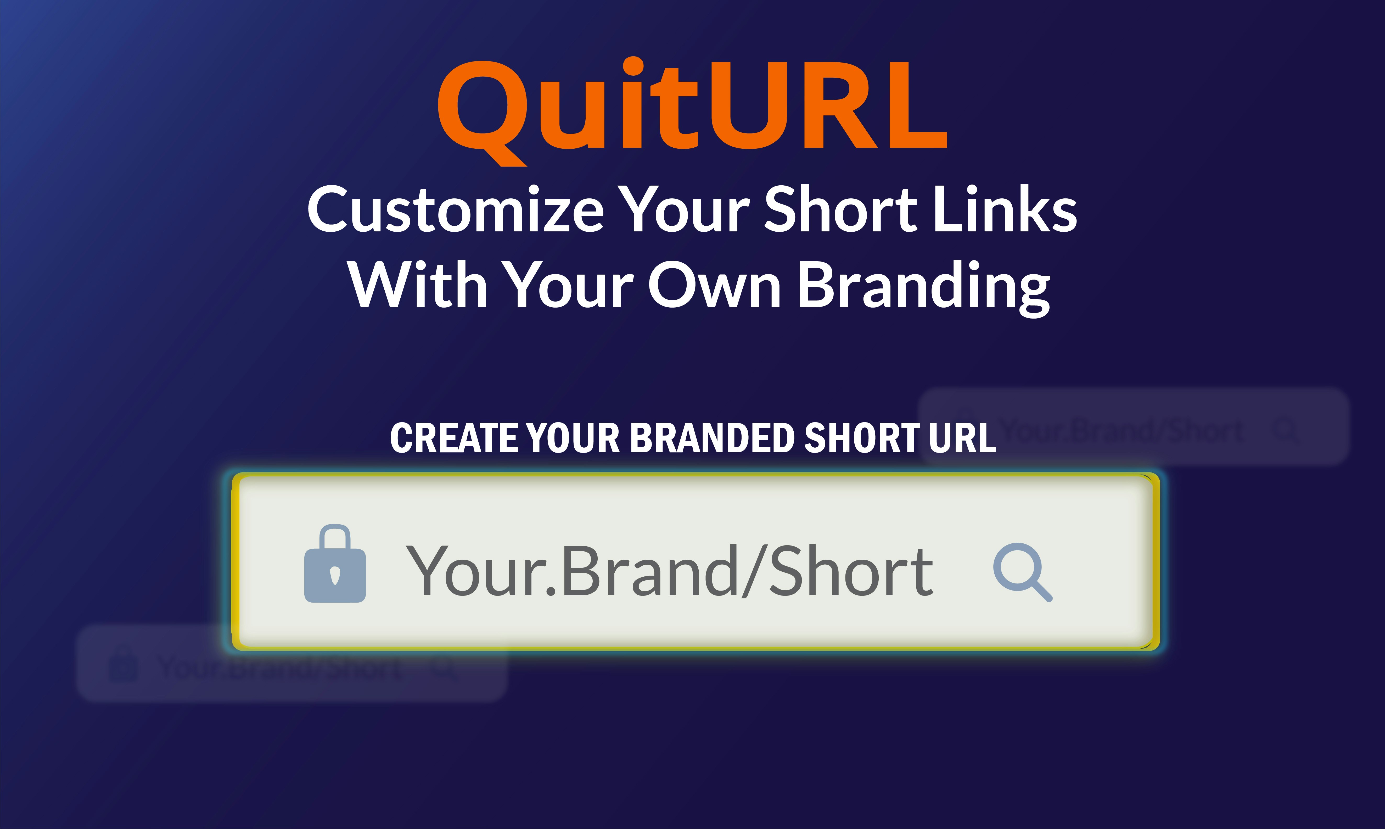 quiturl v1 - 스마트 URL 쇼트너, QR 코드 생성기, 바이오 페이지 제조업체 미디어 4