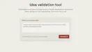 Idea validation tool by Buildpad