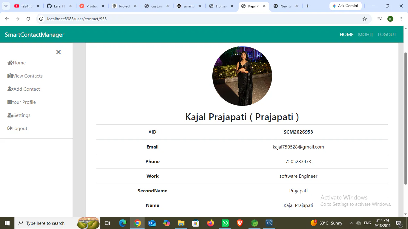 Smart Contact Manager gallery image