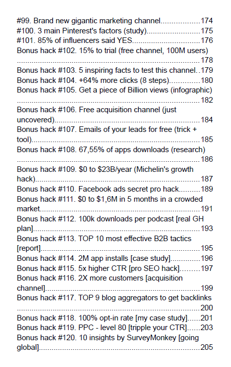 TOP 101 Acquisition/Promotion Hacks gallery image