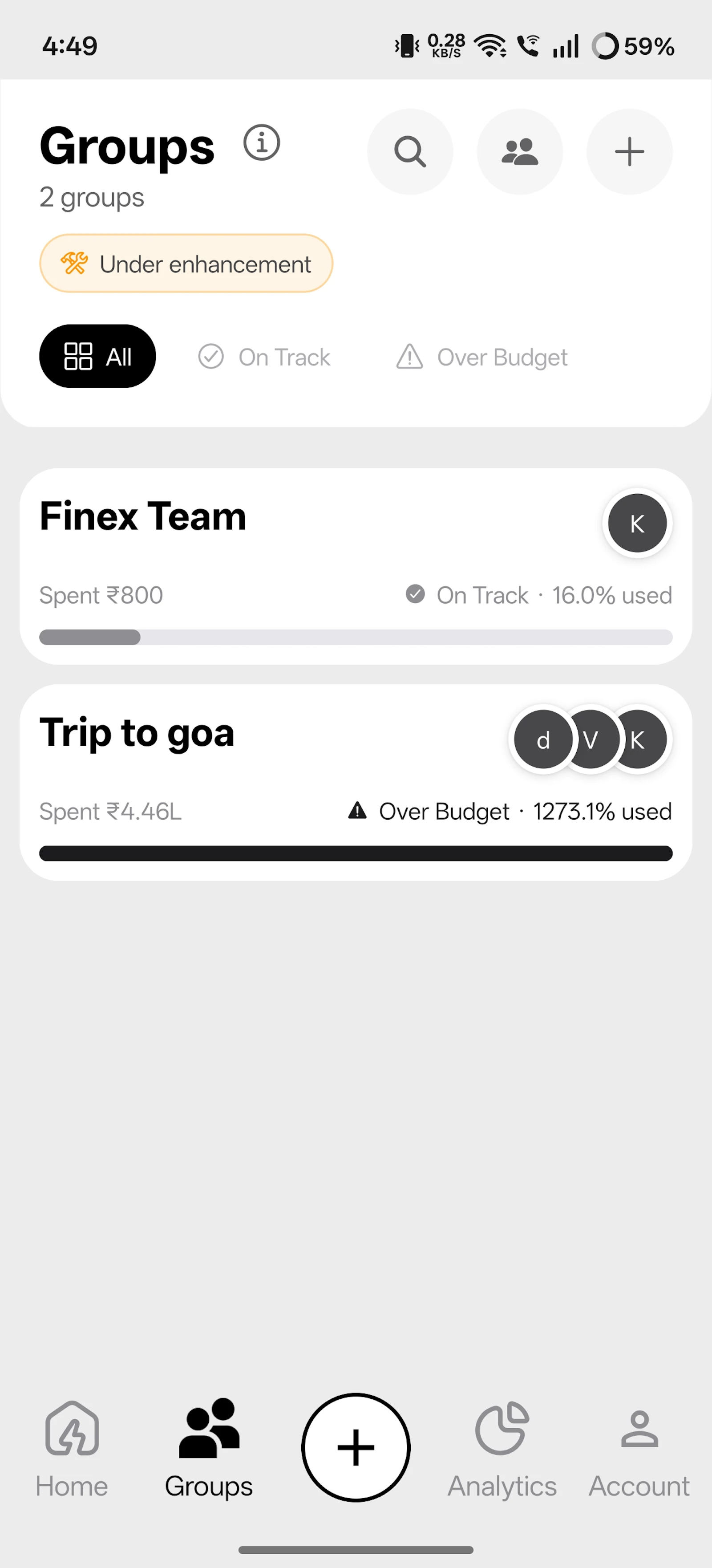 Finex - AI powered expense manager screenshot 3