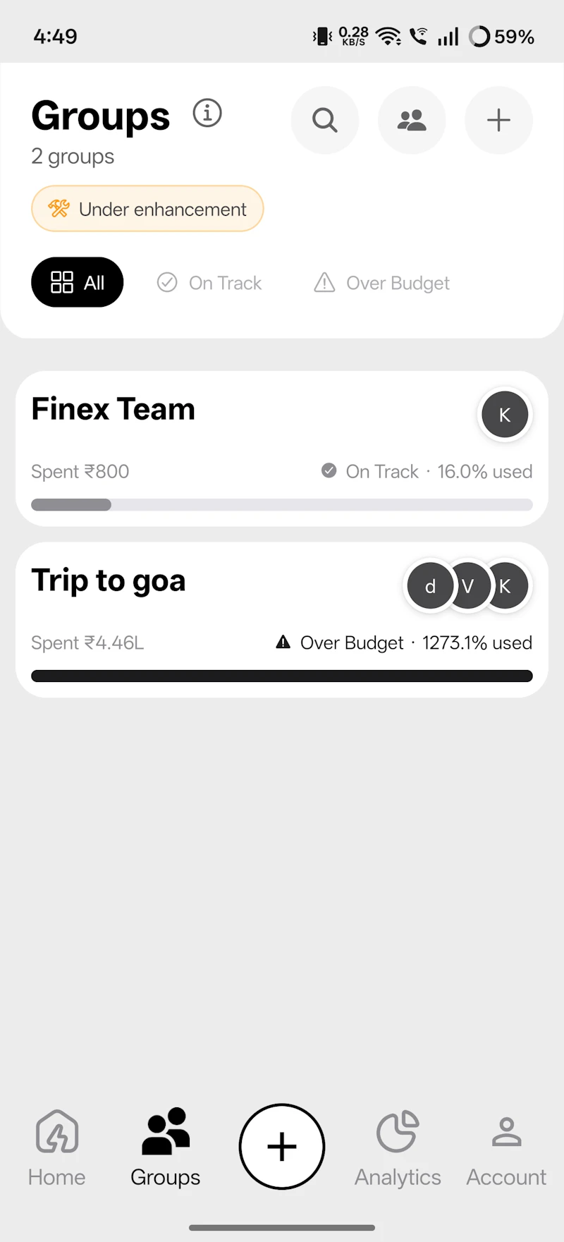 Finex - AI powered expense manager screenshot 3