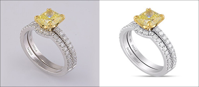 Background remove gallery image