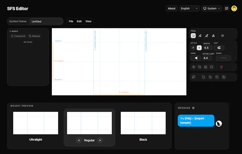 SFS Editor screenshot 2