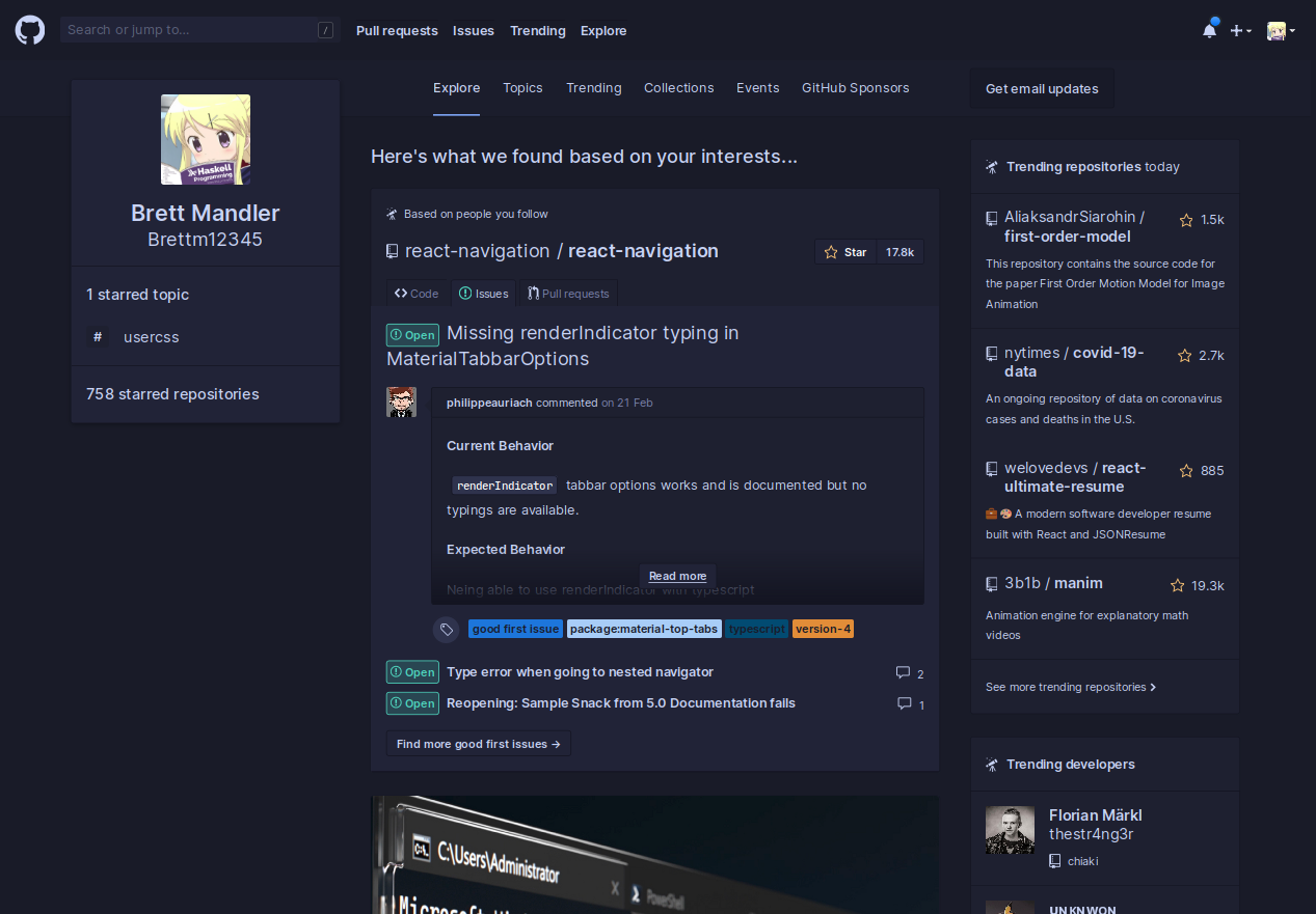 GitHub Moonlight gallery image