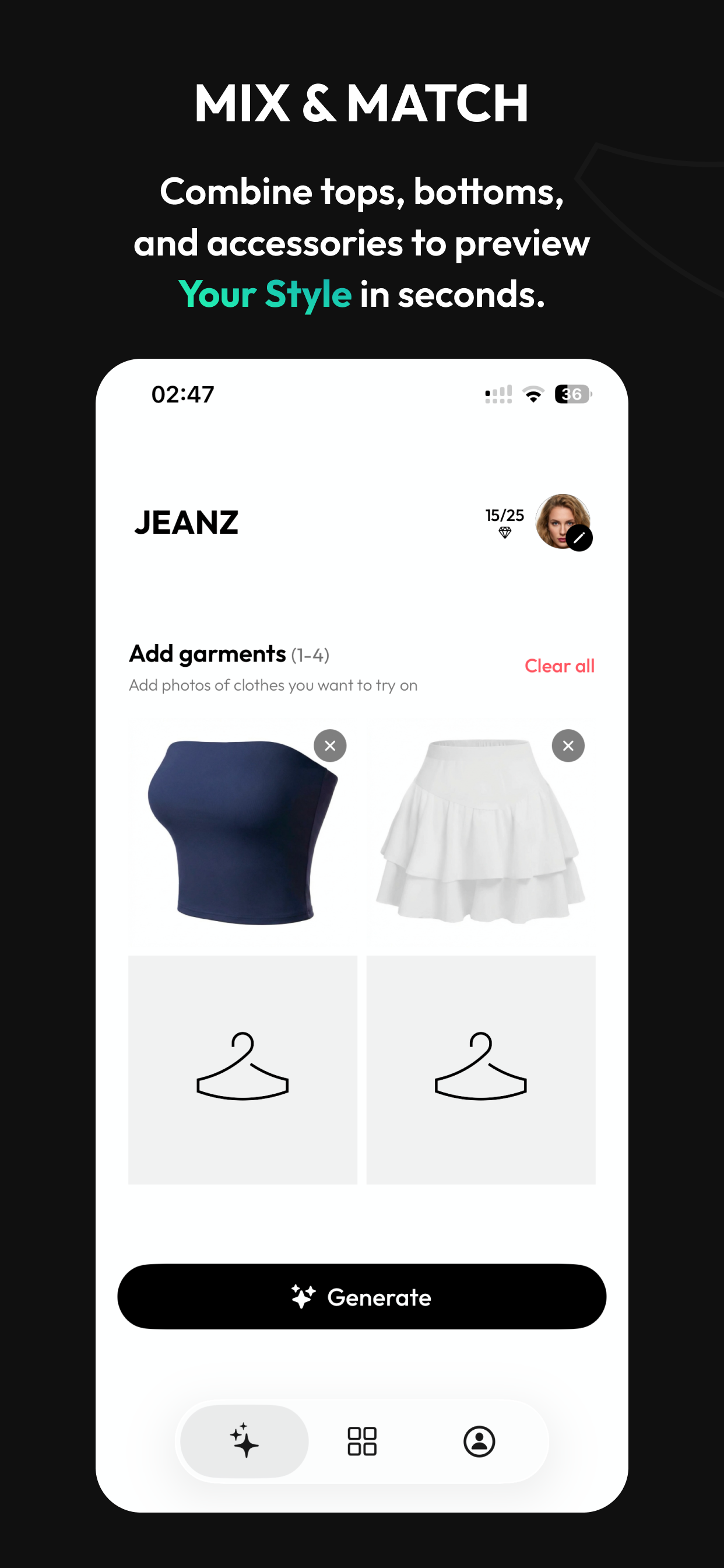 JEANZ: AI Outfit Plan & Closet gallery image
