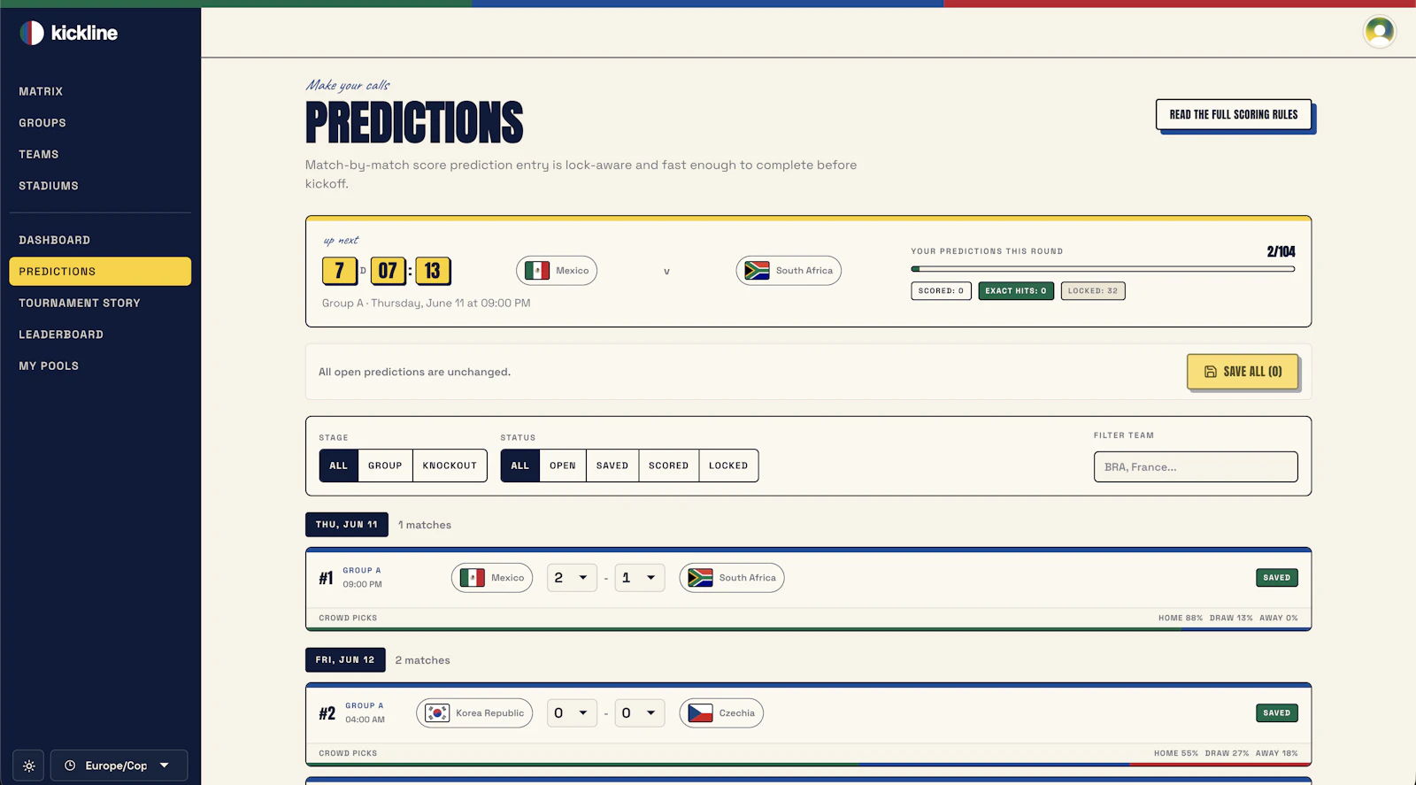 kickline screenshot 2