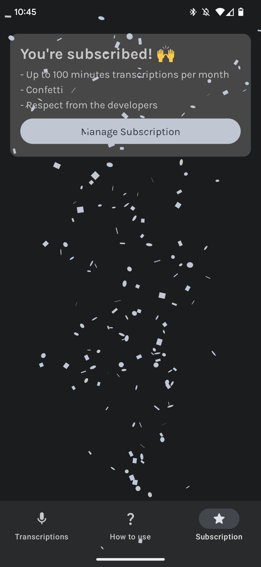 Mídia 3 de Transcritor AI (para WhatsApp) - Memorando de voz para texto para economizar seu tempo.