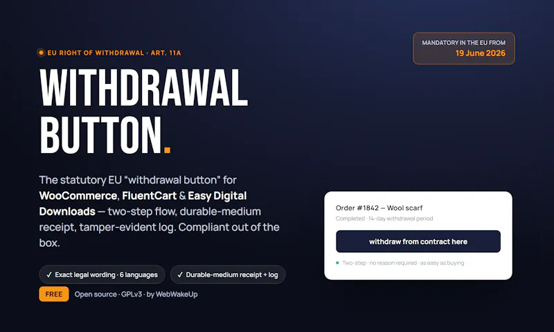 WWU Withdrawal Button screenshot 7