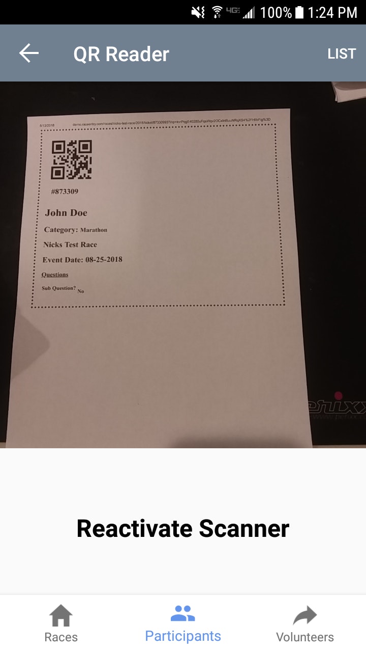 Race Entry gallery image