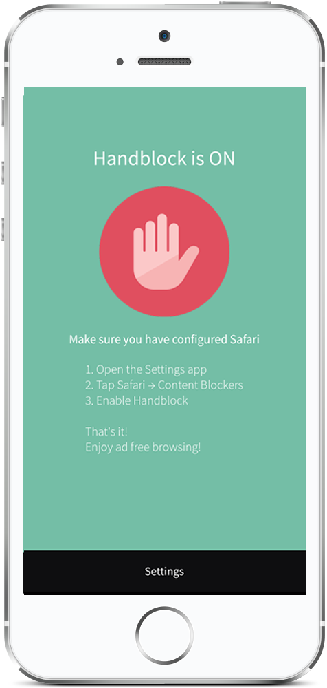 Handblock - Block Ads and Trackers for iOS 9 gallery image
