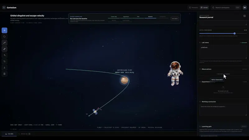 CartesiumAI screenshot 1 (video preview)