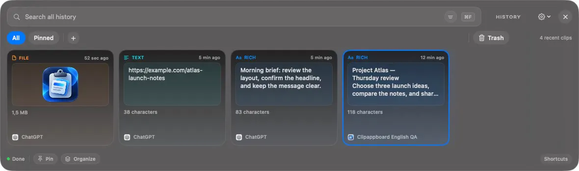Clipappboard gallery image
