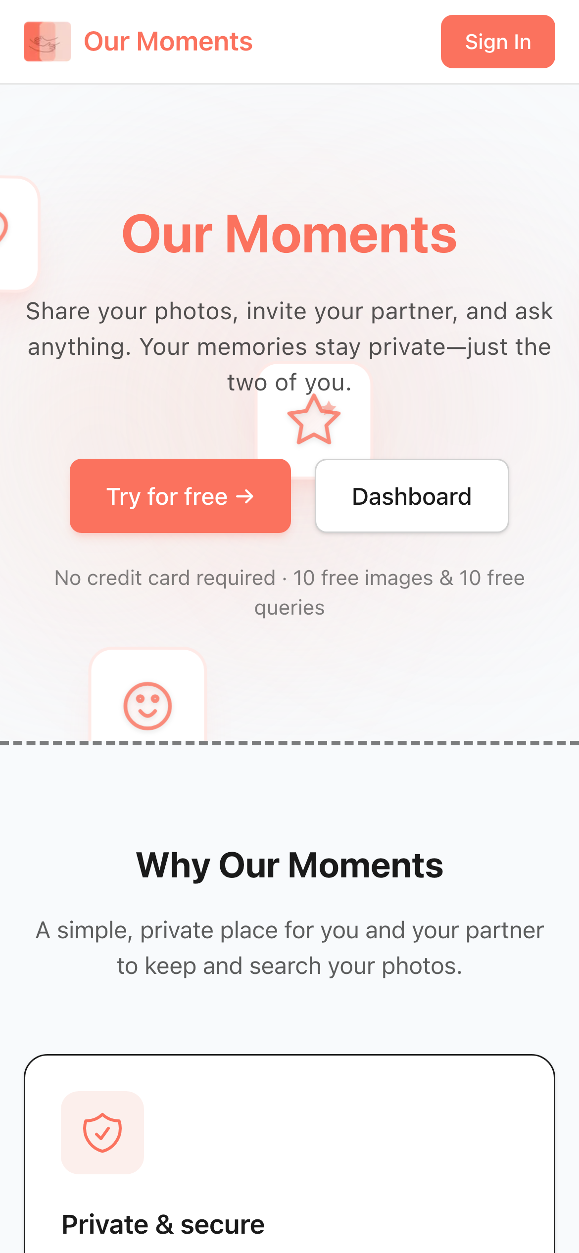 Our Moments gallery image
